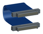 NM-2J4-051-PP1-00AA - Nano-miniature D-shaped I/O jumper cable with 2 rows and 51 contacts and no attachment hardware.