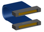 NM-2J4-051-SS1-00AA - Nano-miniature D-shaped I/O jumper cable with 2 rows and 51 contacts and no attachment hardware.