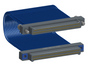NM-2J4-065-PP1-JPAA - Nano-miniature D-shaped I/O jumper cable with 2 rows and 65 contacts and two turning jackscrews on one plug and two threaded holes on the other plug.