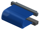 NM-2J5-085-PS1-00AA - Nano-miniature D-shaped I/O jumper cable with 2 rows and 85 contacts and no attachment hardware.