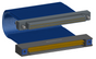 NM-2J4-085-PS1-JTAA - Nano-miniature D-shaped I/O jumper cable with 2 rows and 85 contacts and two turning jackscrews on the plug and two threaded holes on the receptacle.