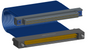 NM-2J4-091-PS1-TJAA - Nano-miniature D-shaped I/O jumper cable with 2 rows and 91 contacts and two threaded holes on the plug and two turning jackscrews on the receptacle.