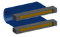 NM-2J4-091-SS1-00AA - Nano-miniature D-shaped I/O jumper cable with 2 rows and 91 contacts and no attachment hardware.