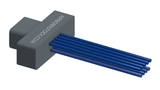 NM-212-009-161-00AA - Nano-miniature D-shaped I/O connector, 2 rows of 9 contacts, and no hardware. (Plug)