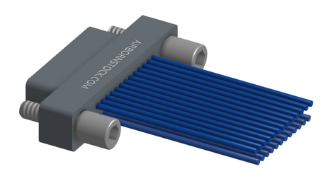 NM-212-025-161-JCAA - Nano-miniature D-shaped I/O connector, 2 rows of 25 contacts, and turning jackscrew attachment hardware. (Plug)