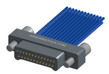 NM-215-025-161-JCAA - Nano-miniature D-shaped I/O connector, 2 rows of 25 contacts, and turning jackscrew attachment hardware. (Plug)