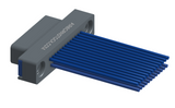NM-212-025-161-THAA - Nano-miniature D-shaped I/O connector, 2 rows of 25 contacts, and threaded holes for attachment hardware. (Plug)