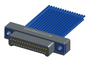 NM-213-031-161-THAA - Nano-miniature D-shaped I/O connector, 2 rows of 31 contacts, and threaded holes for attachment hardware. (Plug)
