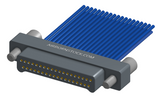 NM-213-037-161-JCAA - Nano-miniature D-shaped I/O connector, 2 rows of 37 contacts, and turning jackscrew attachment hardware. (Plug)