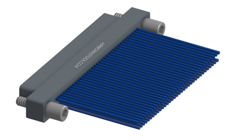 NM-212-069-161-JCAA - Nano-miniature D-shaped I/O connector, 2 rows of 69 contacts, and turning jackscrew attachment hardware. (Plug)