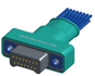 NM-253-015-161-THAA - Nano-miniature D-shaped I/O connector with a factory installed backshell, 2 rows of 15 contacts, and threaded holes for attachment hardware. (PLug)