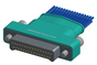 NM-253-031-161-JCAA - Nano-miniature D-shaped I/O connector with a factory installed backshell, 2 rows of 31 contacts, and turning jackscrew attachment hardware. (Plug)