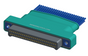 NM-253-051-161-THAA - Nano-miniature D-shaped I/O connector with a factory installed backshell, 2 rows of 51 contacts, and threaded holes for attachment hardware. (PLug)