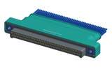 NM-252-085-161-THAA - Nano-miniature D-shaped I/O connector with a factory installed backshell, 2 rows of 85 contacts, and threaded holes for attachment hardware. (PLug)