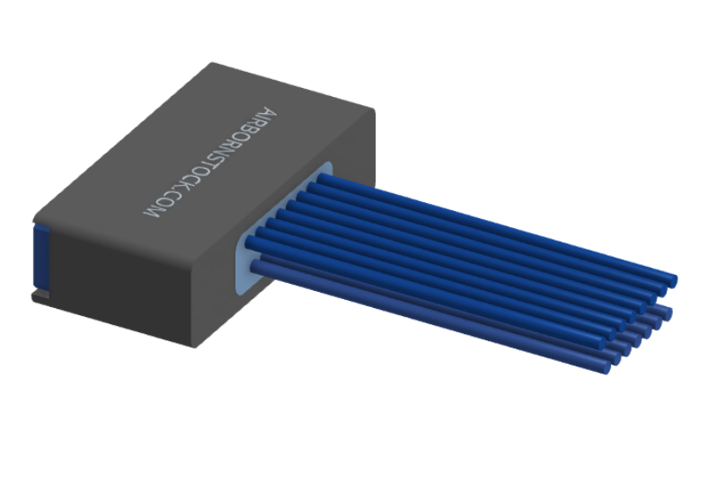 NM-225-015-261-THAA - Nano-miniature D-shaped I/O connector, 2 rows of 15 contacts, and threaded holes for attachment hardware. (Receptacle)