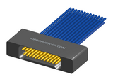NM-224-025-261-00AA - Nano-miniature D-shaped I/O connector, 2 rows of 25 contacts, and no hardware. (Receptacle)
