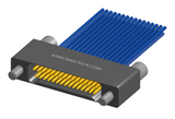 NM-225-031-261-JCAA - Nano-miniature D-shaped I/O connector, 2 rows of 31 contacts, and turning jackscrew attachment hardware.