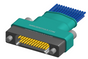 NM-263-025-261-JCAA - Nano-miniature D-shaped I/O connector, 2 rows of 25 contacts, and turning jackscrew attachment hardware.