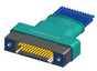 NM-263-025-261-THAA - Nano-miniature D-shaped I/O connector, 2 rows of 25 contacts, and threaded holes for attachment hardware. (Receptacle)