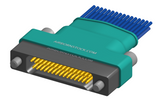 NM-262-031-261-JCAA - Nano-miniature D-shaped I/O connector, 2 rows of 31 contacts, and turning jackscrew attachment hardware.