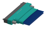NM-264-065-261-JCAA - Nano-miniature D-shaped I/O connector, 2 rows of 65 contacts, and turning jackscrew attachment hardware.