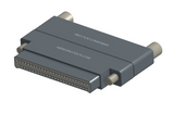 NMCS-2S5-051-PJRT - Nano-D Connector Saver, 51 contacts, titanium body material, and plug with turning jackscrew attachment hardware and receptacle with threaded holes.