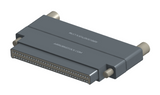 NMCS-2S5-065-PJRT - Nano-D Connector Saver, 65 contacts, titanium body material, and plug with turning jackscrew attachment hardware and receptacle with threaded holes.