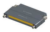 NMCS-2S5-069-PTRJ - Nano-D Connector Saver, 69 contacts, titanium body material, and plug with threaded holes and receptacle with turning jackscrew hardware.