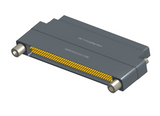 NMCS-2S5-085-PJRT - Nano-D Connector Saver, 85 contacts, titanium body material, and plug with turning jackscrew attachment hardware and receptacle with threaded holes.