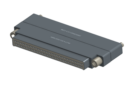 NMCS-2S5-085-PTRJ - Nano-D Connector Saver, 85 contacts, titanium body material, and plug with threaded holes and receptacle with turning jackscrew hardware.