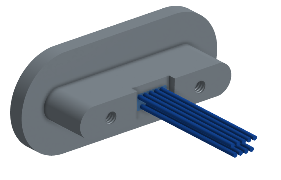 NMRP-224-009-261-THAA - Nano-miniature D-shaped rear panel mount I/O connector with fluorosilicone o-ring, 2 rows with 36617 contacts, and threaded holes for attachment hardware. (Receptacle)