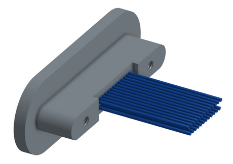 NMRP-224-025-261-THAA - Nano-miniature D-shaped rear panel mount I/O connector with fluorosilicone o-ring, 2 rows with 36617 contacts, and threaded holes for attachment hardware. (Receptacle)