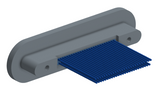 NMRP-224-051-261-THAA - Nano-miniature D-shaped rear panel mount I/O connector with fluorosilicone o-ring, 2 rows with 36617 contacts, and threaded holes for attachment hardware. (Receptacle)