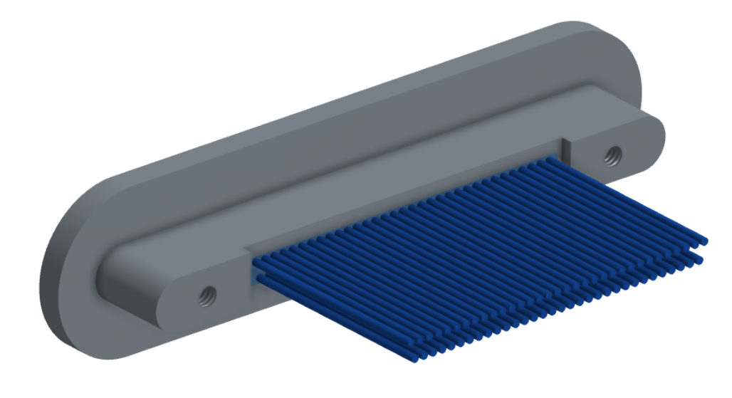 NMRP-224-065-261-THAA - Nano-miniature D-shaped rear panel mount I/O connector with fluorosilicone o-ring, 2 rows with 36617 contacts, and threaded holes for attachment hardware. (Receptacle)