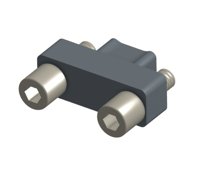NMSH-215-009-128-JC00 - Nano-D Shorting Connector, 9 contacts, titanium body material, and turning jackscrew attachment hardware (Plug).