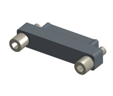 NMSH-215-031-125-JC00 - Nano-D Shorting Connector, 31 contacts, titanium body material, and turning jackscrew attachment hardware (Plug).