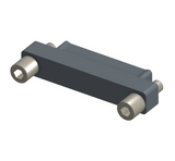 NMSH-215-037-125-JC00 - Nano-D Shorting Connector, 37 contacts, titanium body material, and turning jackscrew attachment hardware (Plug).