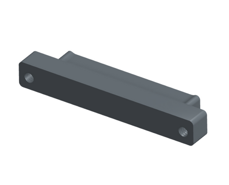 NMSH-215-051-128-TH00 - Nano-D Shorting Connector, 51 contacts, titanium body material, and threaded holes for attachment hardware. (Plug)