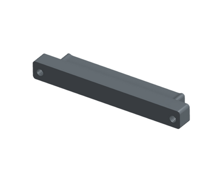 NMSH-213-065-128-TH00 - Nano-D Shorting Connector, 65 contacts, electrodeposited cadmium (not rohs compliant) body material, and threaded holes for attachment hardware. (Plug)