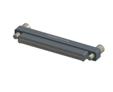 NMSH-215-069-125-JC00 - Nano-D Shorting Connector, 69 contacts, titanium body material, and turning jackscrew attachment hardware (Plug).