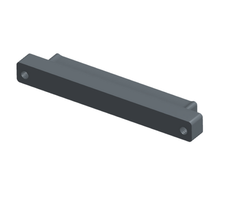 NMSH-213-069-128-TH00 - Nano-D Shorting Connector, 69 contacts, electrodeposited cadmium (not rohs compliant) body material, and threaded holes for attachment hardware. (Plug)