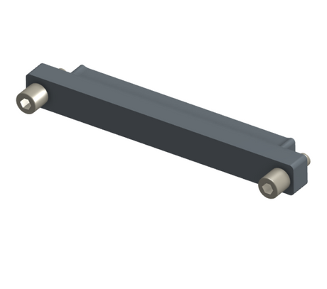 NMSH-213-085-128-JC00 - Nano-D Shorting Connector, 85 contacts, electrodeposited cadmium (not rohs compliant) body material, and turning jackscrew attachment hardware (Plug).
