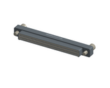 NMSH-215-085-128-JC00 - Nano-D Shorting Connector, 85 contacts, titanium body material, and turning jackscrew attachment hardware (Plug).