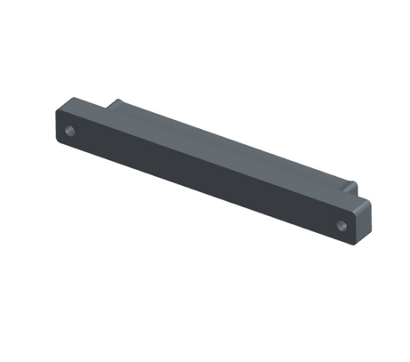 NMSH-213-085-128-TH00 - Nano-D Shorting Connector, 85 contacts, electrodeposited cadmium (not rohs compliant) body material, and threaded holes for attachment hardware. (Plug)