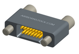 NMSH-2L5-015-225-JC00 - Nano-D Shorting Connector, 15 contacts, titanium body material, and turning jackscrew attachment hardware (Receptacle).