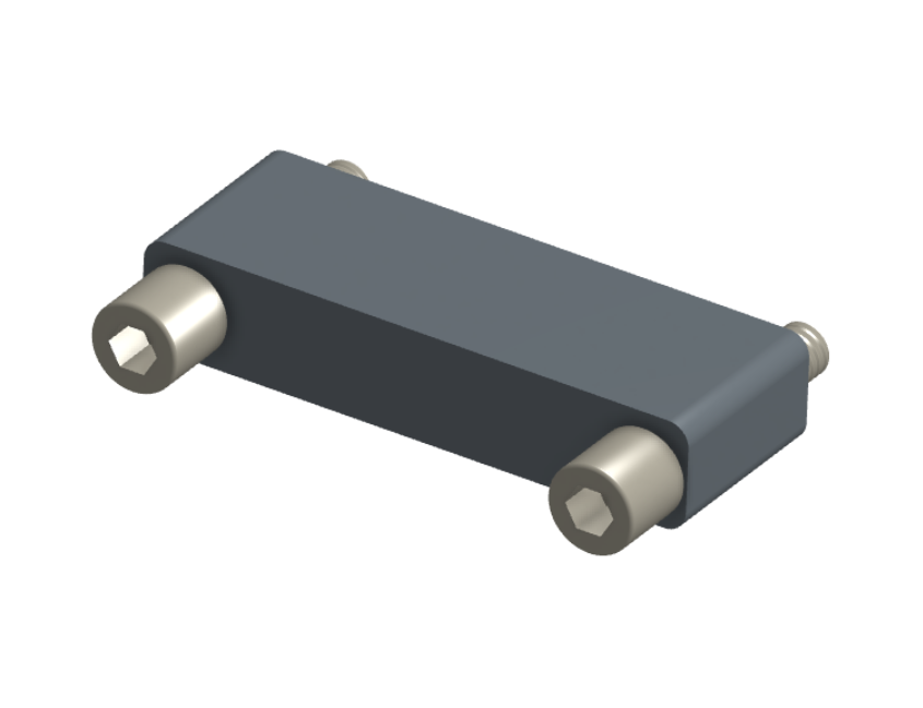 NMSH-2L5-031-225-JC00 - Nano-D Shorting Connector, 31 contacts, titanium body material, and turning jackscrew attachment hardware (Receptacle).