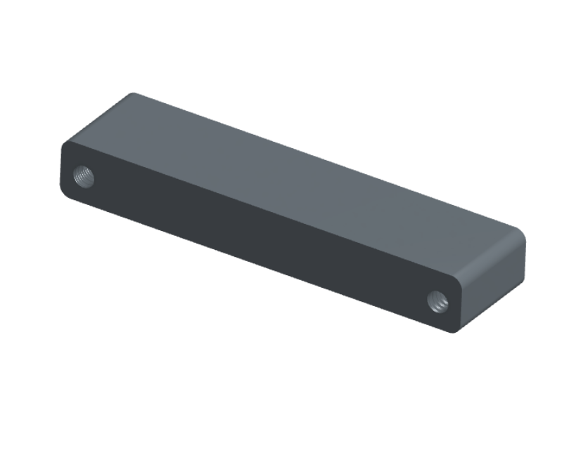 NMSH-2L5-051-225-TH00 - Nano-D Shorting Connector, 51 contacts, titanium body material, and threaded holes for attachment hardware. (Receptacle)