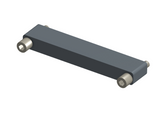 NMSH-2L5-069-225-JC00 - Nano-D Shorting Connector, 69 contacts, titanium body material, and turning jackscrew attachment hardware (Receptacle).