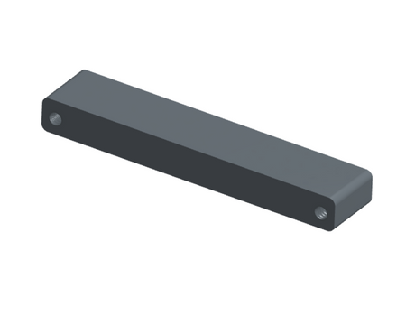 NMSH-2L5-069-228-TH00 - Nano-D Shorting Connector, 69 contacts, titanium body material, and threaded holes for attachment hardware. (Receptacle)