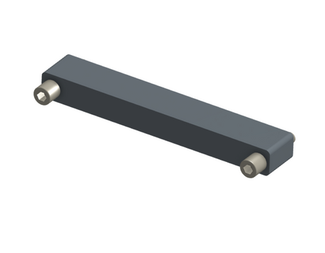 NMSH-2L5-085-228-JC00 - Nano-D Shorting Connector, 85 contacts, titanium body material, and turning jackscrew attachment hardware (Receptacle).